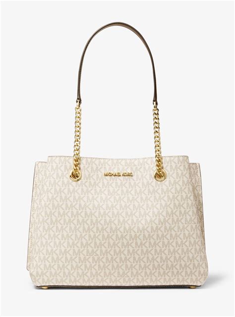 michael kors teagan large logo shoulder bag|Michael Kors shoulder bag.